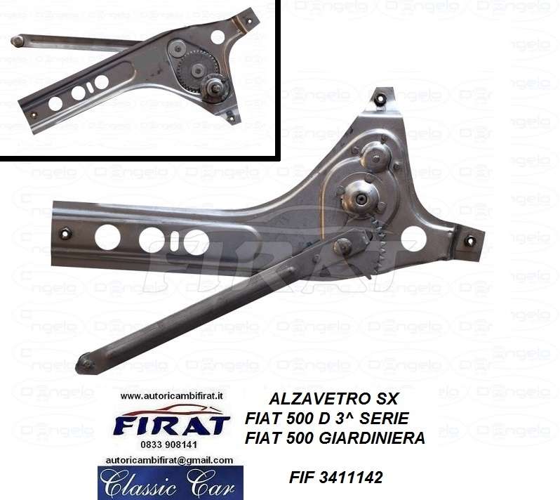 ALZAVETRO FIAT 500 D - GIARDINIERA SX